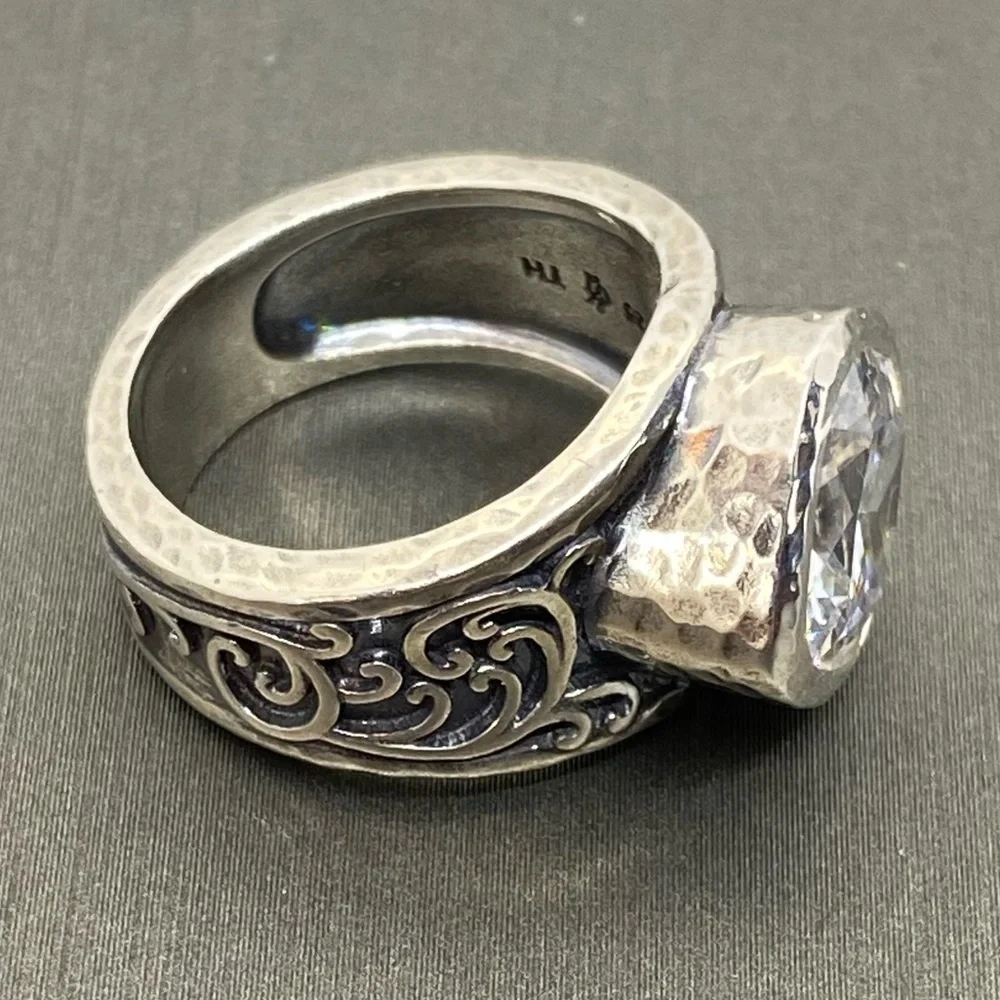 *TOP SELLER* Grace & Heart Ionia Ring Size 10 .925 Sterling Silver/CZ RETIRED